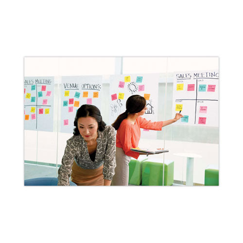 Image of Post-it® Easel Pads Super Sticky 566 Self-Stick Wall Pad, Unruled, (20) White 20 x 23 Sheets, 4/Carton
