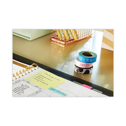 Image of Post-it® Notes 630-6PK Original Pads in Canary Yellow, Note Ruled, 3" x 3", 100 Sheets/Pad, 6 Pads/Pack