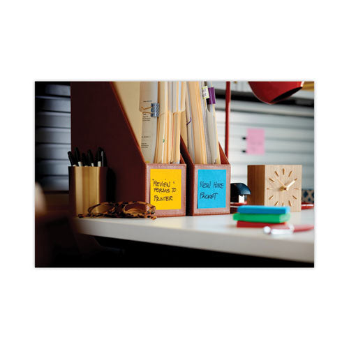 Image of Post-it® Notes Super Sticky 654-12SSAN Pads in Playful Primary Collection Colors, 3" x 3", 90 Sheets/Pad, 12 Pads/Pack