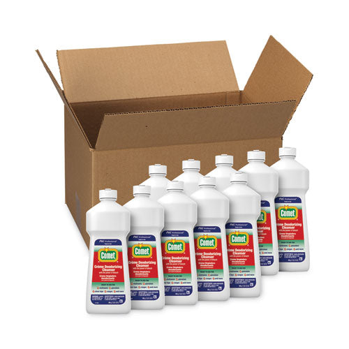 Image of Comet® 73163 Creme Deodorizing Cleanser, 32 Oz Bottle, 10/carton
