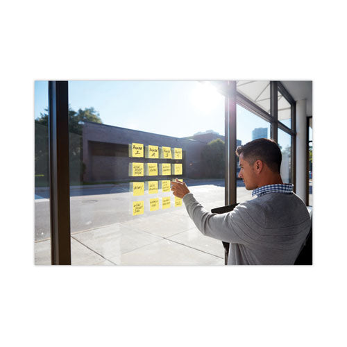 Image of Post-it® Notes Super Sticky 654-24SSCP Pads in Canary Yellow, Cabinet Pack, 3" x 3", 90 Sheets/Pad, 24 Pads/Pack