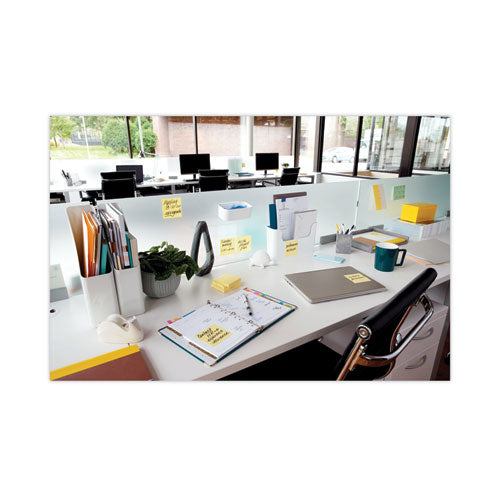 Image of Post-it® Notes Super Sticky 654-24SSCP Pads in Canary Yellow, Cabinet Pack, 3" x 3", 90 Sheets/Pad, 24 Pads/Pack