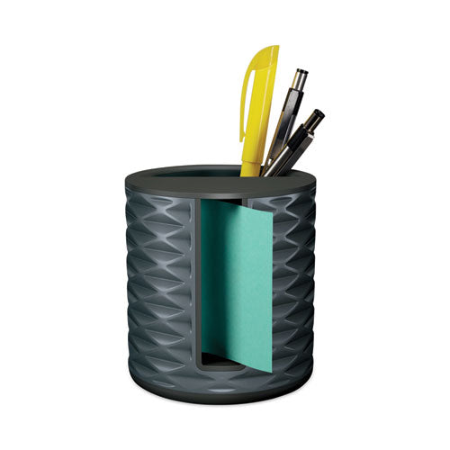 Image of Post-it® Pop-up Notes Super Sticky ABS-330-B Vertical Pop-up Note Dispenser, For 3 x 3 Pads, Black