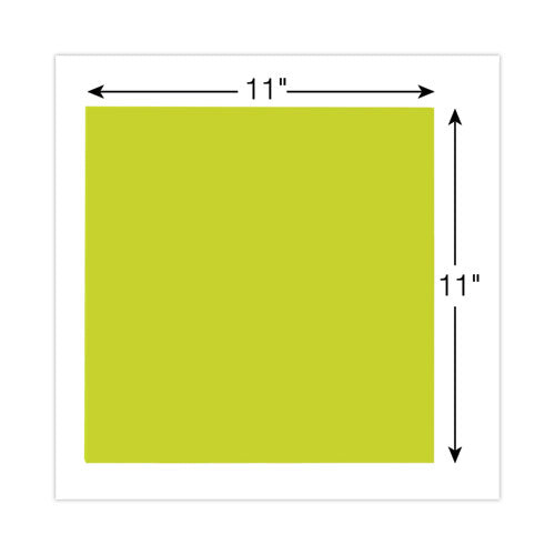 Image of Post-it® Notes Super Sticky BN11G Big Notes, Unruled, (30) Green 11 x 11 Sheets