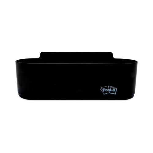 Image of Post-it® DEFTRAY Dry Erase Accessory Tray, 8.5" x 3" x 5.25", Black
