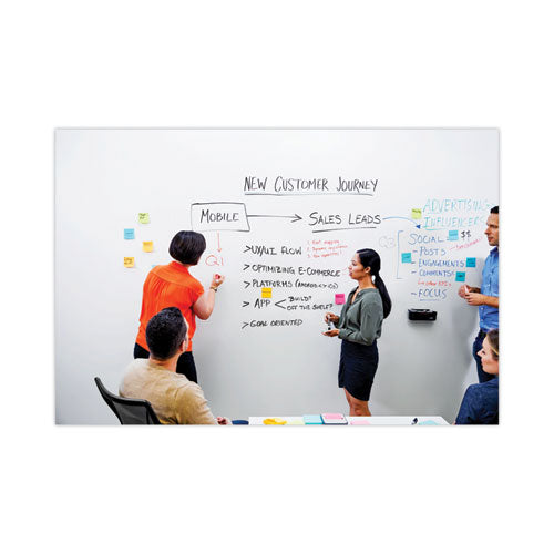 Image of Post-it® DEFTRAY Dry Erase Accessory Tray, 8.5" x 3" x 5.25", Black