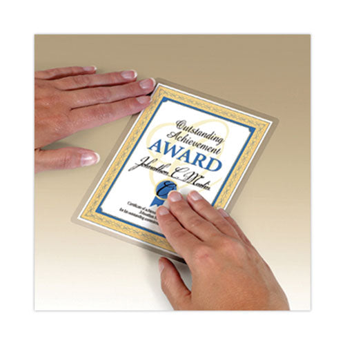 Image of Scotch LS854-25G-WM Self-Sealing Laminating Pouches, 9.5 Mil, 9" X 11.5", Gloss Clear, 25/pack