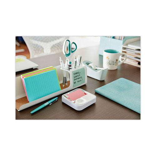 Image of Post-it® Dispenser Notes R330-U-ALT Original Pop-up Refill, Beachside Cafe Collection Alternating-Color Value Pack, 3" x 3", 100 Sheets/Pad, 12 Pads/Pack