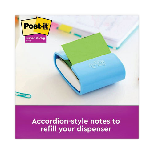 Image of Post-it® Dispenser Notes Super Sticky R330-10SSAN Pop-up 3 x 3 Note Refill, 3" x 3", Playful Primaries Collection Colors, 90 Sheets/Pad, 10 Pads/Pack