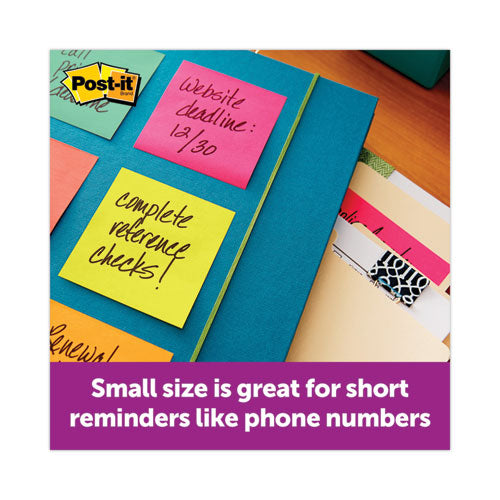 Image of Post-it® Dispenser Notes R330-14YWM Original Pop-up Notes Value Pack, 3" x 3", (8) Canary Yellow, (6) Poptimistic Collection Colors, 100 Sheets/Pad, 14 Pads/Pack