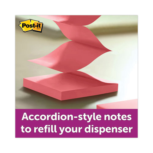 Image of Post-it® Dispenser Notes R330-14YWM Original Pop-up Notes Value Pack, 3" x 3", (8) Canary Yellow, (6) Poptimistic Collection Colors, 100 Sheets/Pad, 14 Pads/Pack