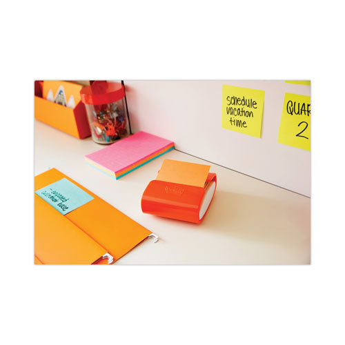 Image of Post-it® Dispenser Notes Super Sticky R330-18SSAUCP Pop-up 3 x 3 Note Refill, 3" x 3", Energy Boost Collection Colors, 90 Sheets/Pad, 18 Pads/Pack