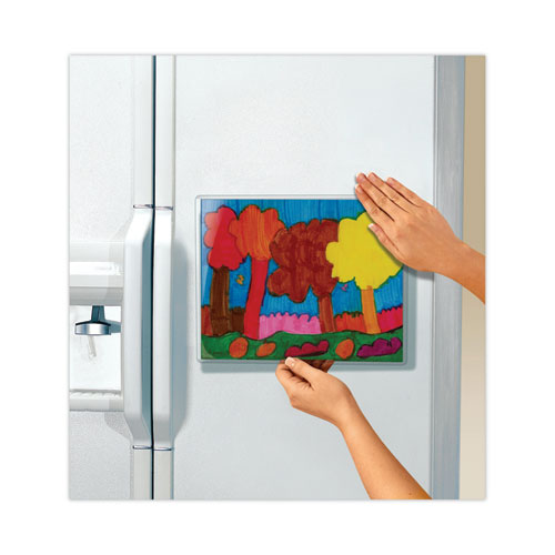 Image of Scotch WL854C Display Pocket, Removable Interlocking Fasteners, Plastic, 8.5 x 11, Clear