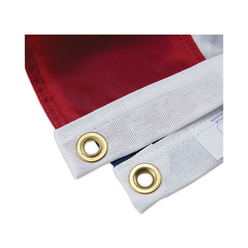 Image of Advantus MBE002270 All-Weather Outdoor U.S. Flag, 96" x 60", Heavyweight Nylon