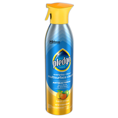 Image of Pledge® 307951 Multi Surface Antibacterial Everyday Cleaner, 9.7 Oz Aerosol Spray, 6/carton