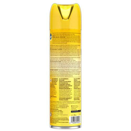 Image of Pledge® 301168 Furniture Polish, Lemon, 14.2 Oz Aerosol Spray