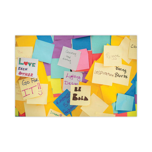 Image of Post-it® Notes Super Sticky 654-12SSCY Pads in Canary Yellow, 3" x 3", 90 Sheets/Pad, 12 Pads/Pack