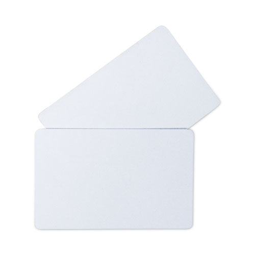 Image of C-Line® 89007 PVC ID Badge Card, 3.38 x 2.13, White, 100/Pack