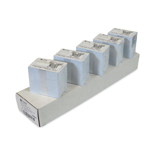 Image of C-Line® 89007 PVC ID Badge Card, 3.38 x 2.13, White, 100/Pack