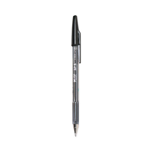 Image of Pilot® 35711 Better Ballpoint Pen, Stick, Medium 1 Mm, Black Ink, Smoke Barrel, Dozen