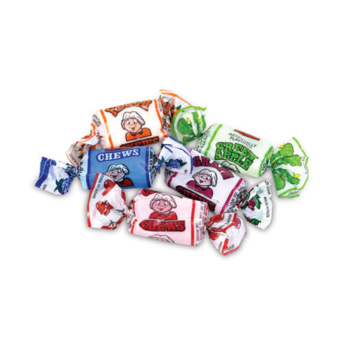 Image of Albert's® 125150 Assorted Fruit Chews, 1.5 lb Bag, Approx. 240 Pieces