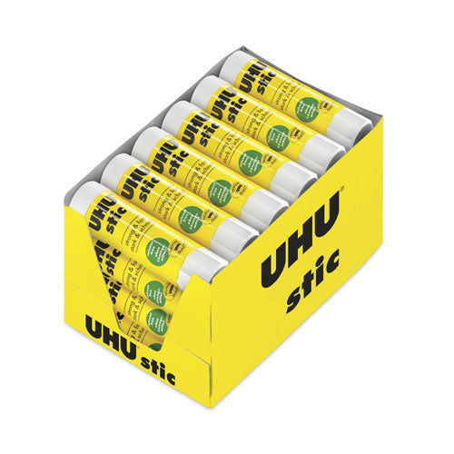 Image of UHU® 99648 Stic Permanent Glue Stick, 0.29 Oz, Dries Clear
