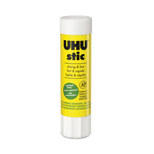 Image of UHU® 99648 Stic Permanent Glue Stick, 0.29 Oz, Dries Clear