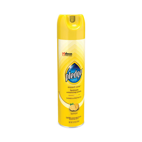 Image of Pledge® 697832EA Furniture Polish, Lemon, 9.7 Oz Aerosol Spray