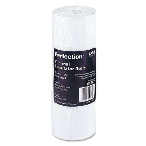 Image of Iconex 5247 Direct Thermal Printing Thermal Paper Rolls, 2.25" X 165 Ft, White, 3/pack