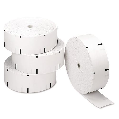Image of Iconex Direct Thermal Printing Paper Rolls, 0.69" Core, 3.13" x 1,960 ft, White, 4/Carton