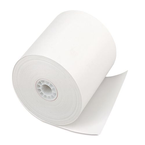 Image of Iconex 8838 Direct Thermal Printing Thermal Paper Rolls, 3" X 225 Ft, White, 24/carton