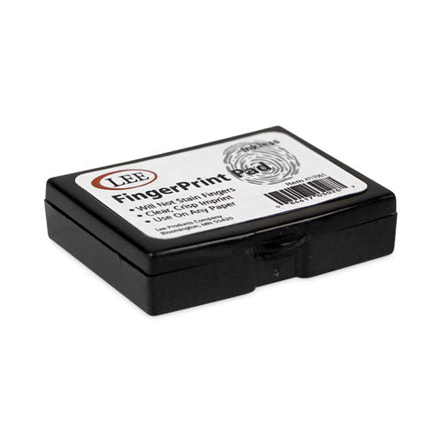Image of LEE 03027 Inkless Fingerprint Pad, 2.25" x 1.75", Black