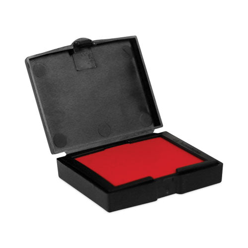 Image of LEE 03028 Inkless Fingerprint Pad, 2.25" x 1.75", Red