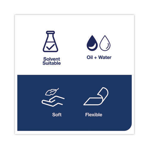 Image of Tork® 520374 Industrial Cleaning Cloths, 1-Ply, 16.34 x 14, Gray, 210 Wipes/Box