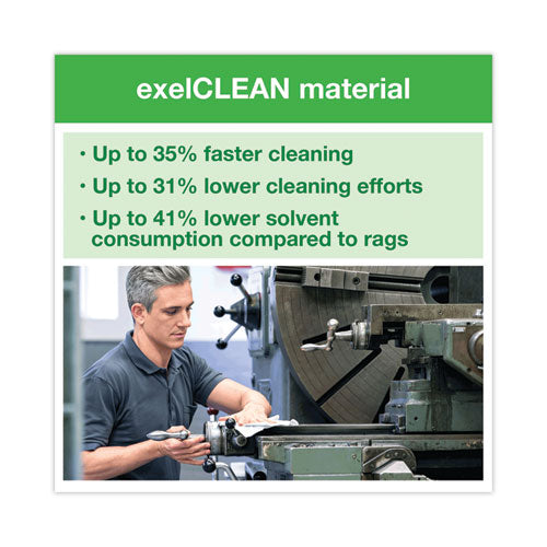 Image of Tork® 520374 Industrial Cleaning Cloths, 1-Ply, 16.34 x 14, Gray, 210 Wipes/Box