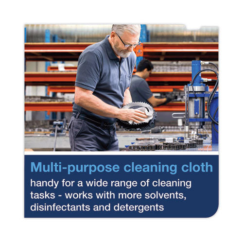 Image of Tork® 520374 Industrial Cleaning Cloths, 1-Ply, 16.34 x 14, Gray, 210 Wipes/Box