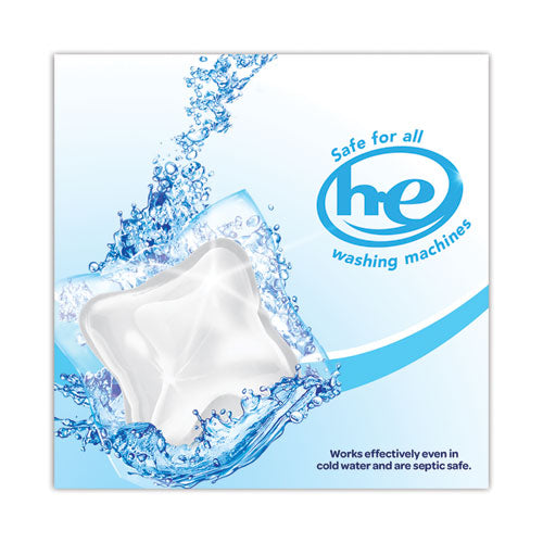 Image of all® 73978EA MIGHTY PACS Free Clear Super Concentrated HE Laundry Detergent, 39/Pack