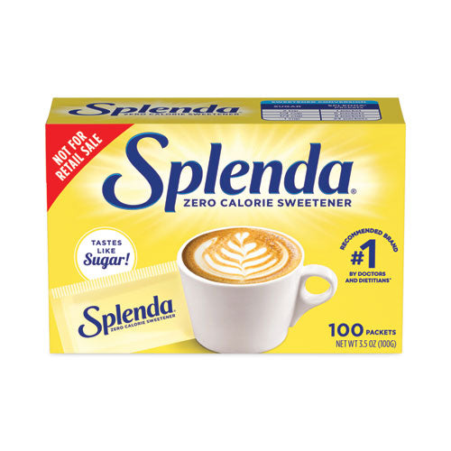 Image of Splenda® SP14000101 No Calorie Sweetener, 1 g Packet, 100/Box