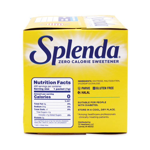 Image of Splenda® SP82004100 No Calorie Sweetener, 1 g Packet, 400/Box