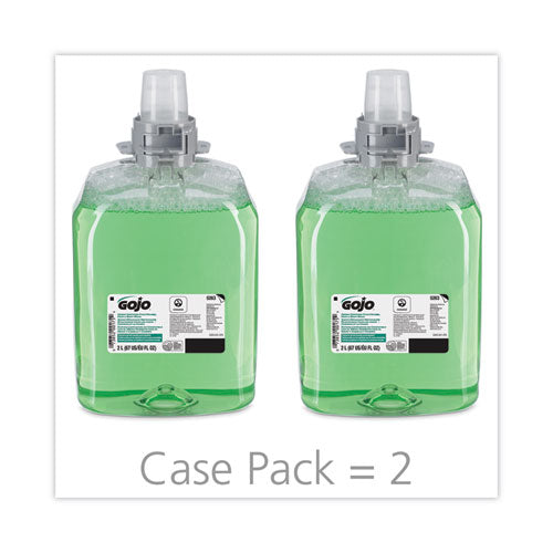 Image of GOJO® 5263-02 Green Certified Foam Hair and Body Wash, Cucumber Melon Scent, 2,000 mL, 2/Carton