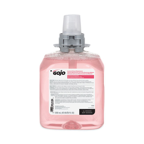 Image of GOJO® 5161-04 Luxury Foam Handwash Refill, For FMX-12 Dispenser, Cranberry Scent, 1,250 mL