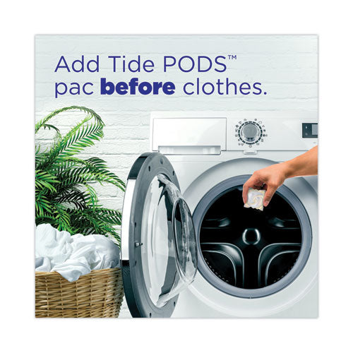 Image of Tide® 91798 Pods, HE Compatible, Unscented, 81 Pods/Tub, 4 Tubs/Carton