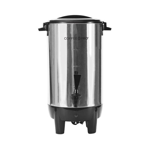 Image of Coffee Pro CP30 30-Cup Percolating Urn, Stainless Steel