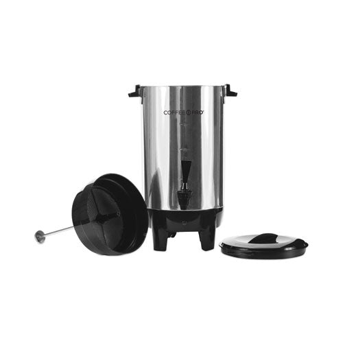 Image of Coffee Pro CP30 30-Cup Percolating Urn, Stainless Steel