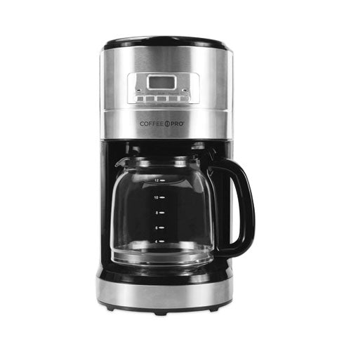 Image of Coffee Pro CP-CM4276 Home/office Euro Style Coffee Maker, Stainless Steel