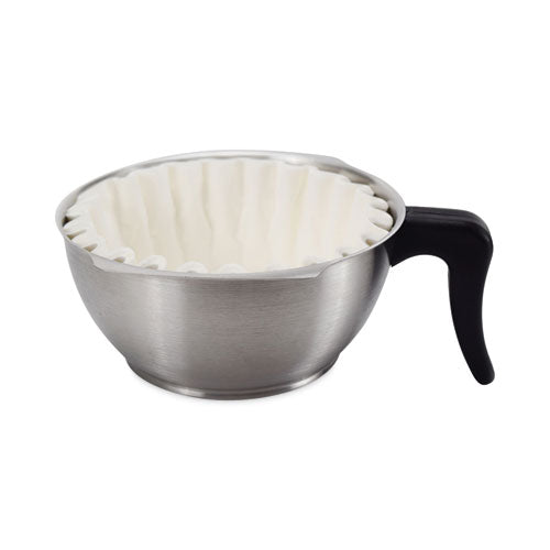 Image of Coffee Pro CPRLG2 Two-Burner Institutional Coffeemaker, 10/12 Cup, 8.75 x 14.75 x 15.25, Stainless Steel