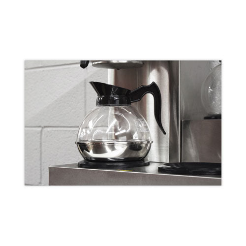 Image of Coffee Pro CPU12 Unbreakable Regular Coffee Decanter, 60 oz, Black Handle