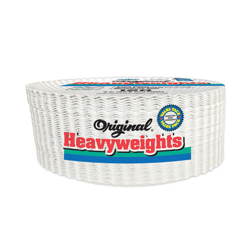 Image of AJM Packaging Corporation AJM OH9AJBXWH Original Heavyweights Paper Plates, 9" dia, White, 120/Pack, 8 Packs/Carton