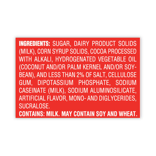 Image of Nestle® 12096919 Hot Cocoa Mix, Dark Chocolate, 0.71 Packets, 50 Packets/Box, 6 Boxes/Carton