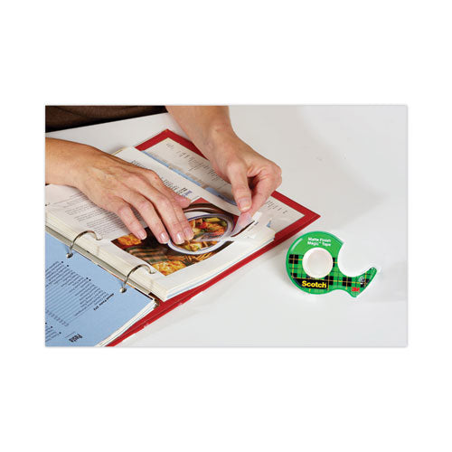 Image of Scotch® 104 Magic Tape In Handheld Dispenser, 1" Core, 0.5" X 37.5 Ft, Clear